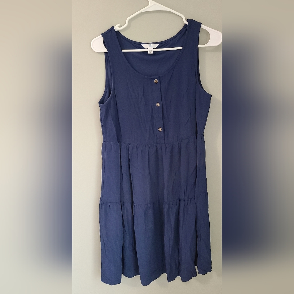 TIME and TRU Navy Blue Dress